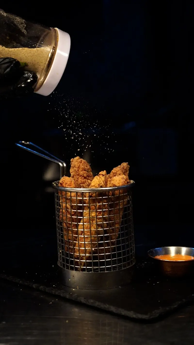 Crispy buttermilk chicken at Pure Indian Cooking, Indian restaurant in Fulham