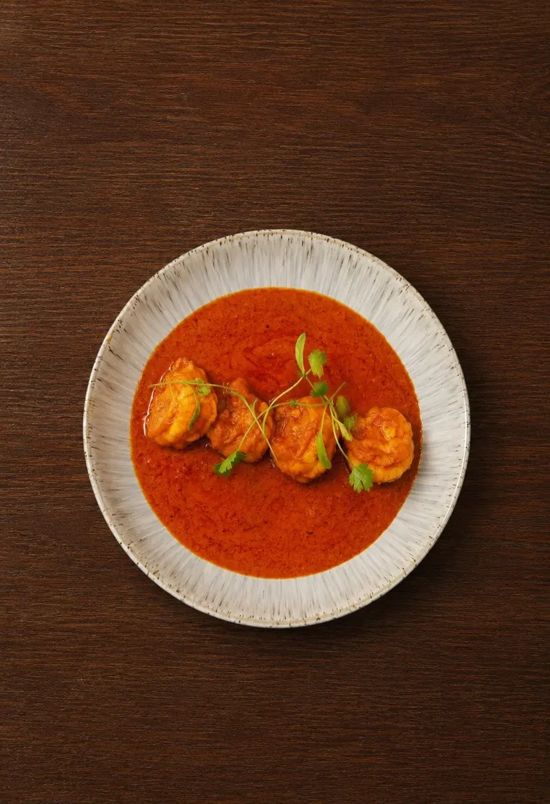 Signature curry at Pure Indian Cooking, Indian restaurant in Fulham