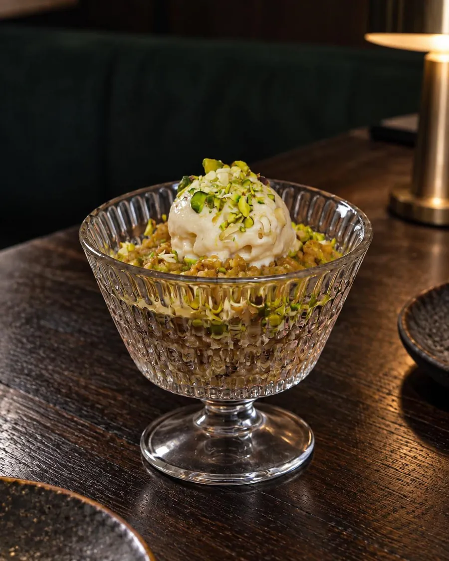 Dessert at Pure Indian Cooking, Indian restaurant in Fulham