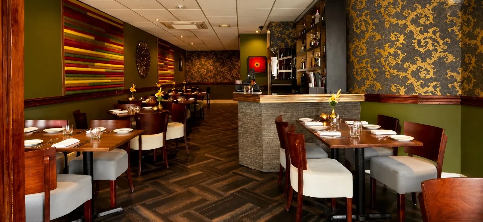 The dining room at Pure Indian Cooking