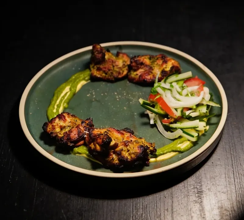 Methi malai chicken tikka at Pure Indian Cooking, Indian restaurant in Fulham