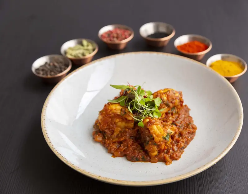 Prawn masala, Indian food delivery in Fulham